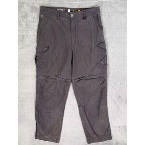 Nike ACG Equipment Pants Mens 34x30 Gray Convertible Baggy Straight Cargo